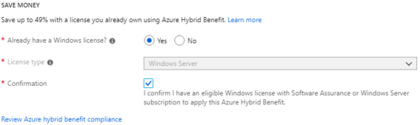 Azure Hybrid Benefit