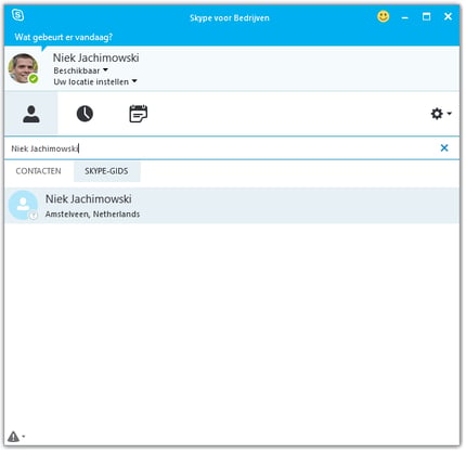 Skype for business and skype account